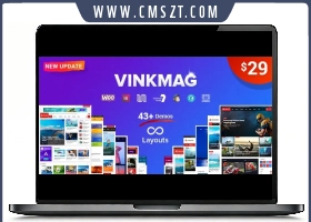 Vinkmag英文版主题 WordPress响应式 新闻杂志主题