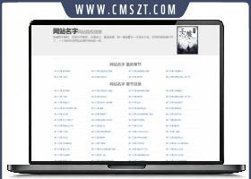 海洋cms单本小说网站模板下载